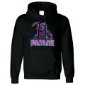 Black Cotton Hoody Fortnite Raven Hoodie For Mens. 
