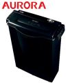 Aurora AS-680SB paper Shredder, 6 sheets Strip cut Shredder (6mm) with 10ltr bin, Shred Credit Card/Mail/Staple/Clip, P-2 Security Level Document Shredder with 220mm throat width, small size portable shredder ideal for home and office use.. 