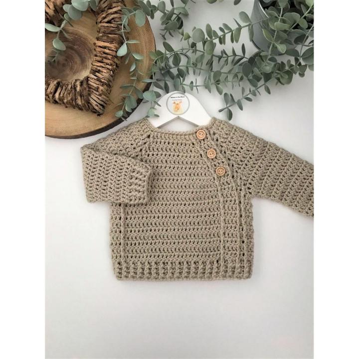 Crochet Sweater / Handmade / Woolen