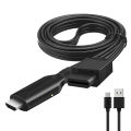Video Converter High Resolution for WII to HDMI-compatibale 1080P Game Video Adapter. 