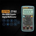 ZOTEK ZT102 Mini 6000 Counts Digital Multimeter AC/DC Voltage Current Tester. 