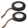 NXFDSIOZ 2X 30Yard 12mm Self-Adhesive Paper Tape Floral Stem for Garland Wreaths DIY Craft Artificial Silk Flower（Brown）. 