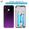 Infinix Smart 4 Housing Middle Frame With Side Button and Camera Lens Complete Body Casing Replacement For Smart 4 - Purple. 