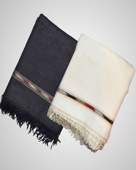 Kashmiri%20Dhussa%20&%20Pashmina%20Wool%20Shawl%20For%20Men%20(Pack%20of%202)%20-%20Image%202