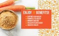 Organic Carrot Powder - for Skin , Applying or  Drinks, - antioxidant ,beta-carotene,  Vitamin A, Vitamin C, K  Vitamin B6  - Carrot Clay. 