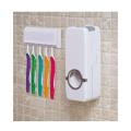High quality white Toothpaste Despenser With Brush Holder. 