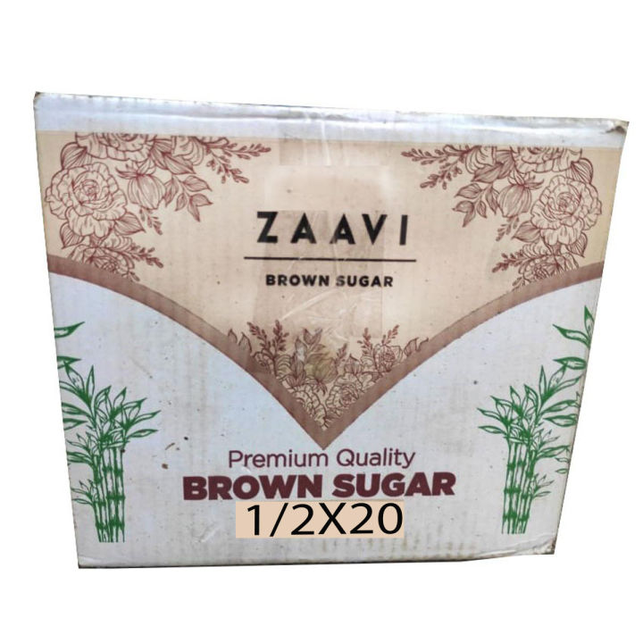 ZAAVI  Crystalline BROWN Sugar 1/2X20 KG CTN