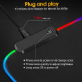 RGB Gaming Mouse Pad – Small & Large XXL Sizes Available | Extended Soft Cloth Mousepad with Multi-Color RGB Lighting | Non-Slip Rubber Base | 14 Dynamic Lighting Modes | Perfect for Gamers, PCs, Laptops, and Office Use | Dimensions: 800×300×4mm. 