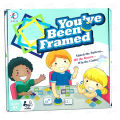 You have been framed game board game with buzzer You've Been Framed educational toys and games kid intelligence puzzle table Stacking and Building Game Match the Pattern, Slap the Buzzer and Win! Kids and Adults Birthday Party Gift Game. 