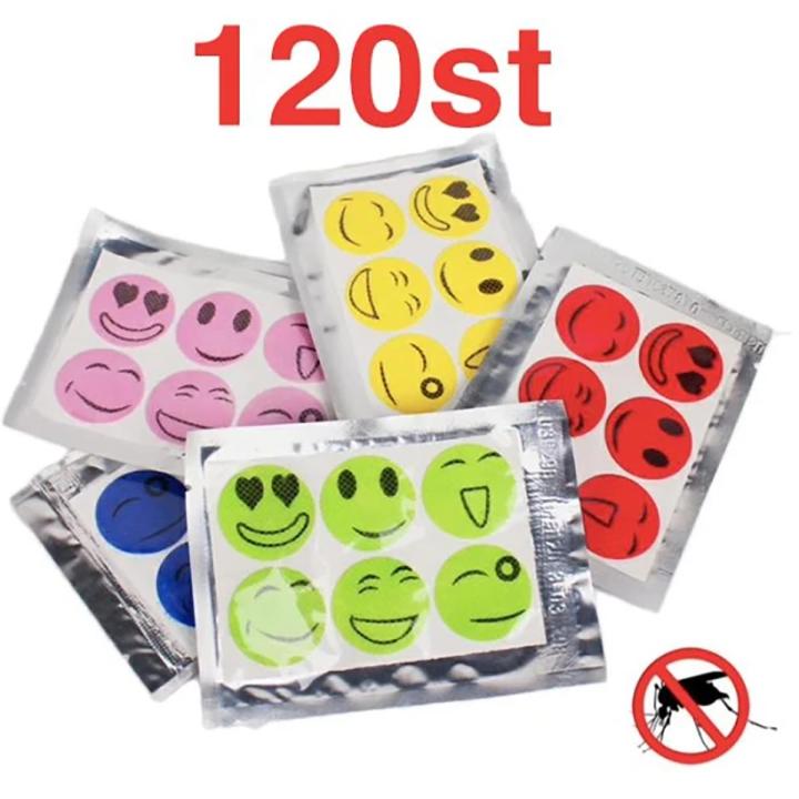120pcs - Mosquito Stickers multicolor