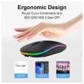 HP Bluetooth & Wireless Dual Model Mouse (W10) RGB Rechargeable. 