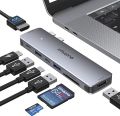 USB C Hub Adapter for MacBook Pro Air 2022 2021 2020 2019 Docking Station for MacBook M1 M2 USB C to HDMI Mac Accessories Multiport Dongle with 4K HDMI USB 3.0 SD TF Thunderbolt 3 USB-C Type C Port A R348 HUBBS. 
