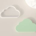 Clouds Coaster Mold Creativity Desktop Ornaments Crystal Epoxy Resin Cement Gypsum Mold Holiday Decoration DIY Silicone Mold. 