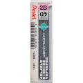 Pentel Mechanical Pencil leads Refill 2B 0.5mm C205 Hi-Polymer 100. 