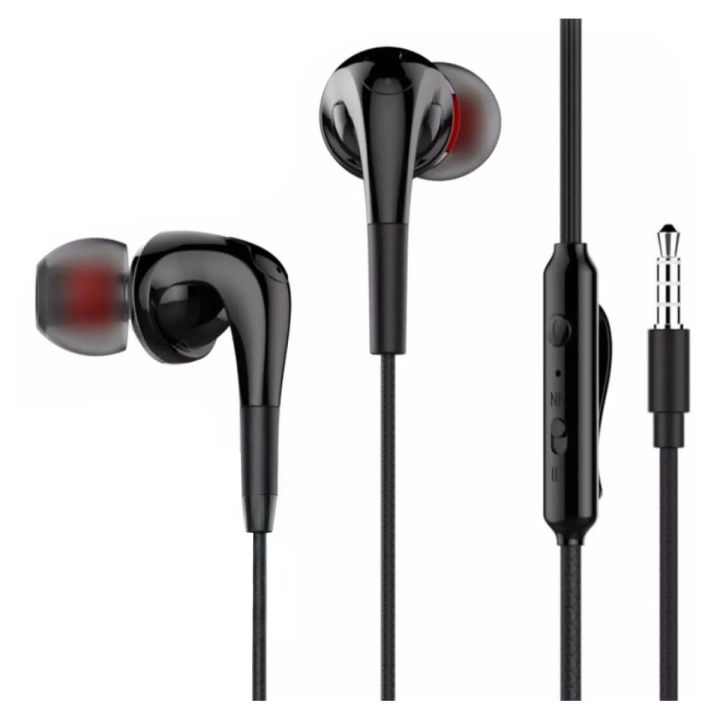 Vivo ST12 Handfree Earphones with Extra Bass Stereo Sound for Android Devices - Black and White