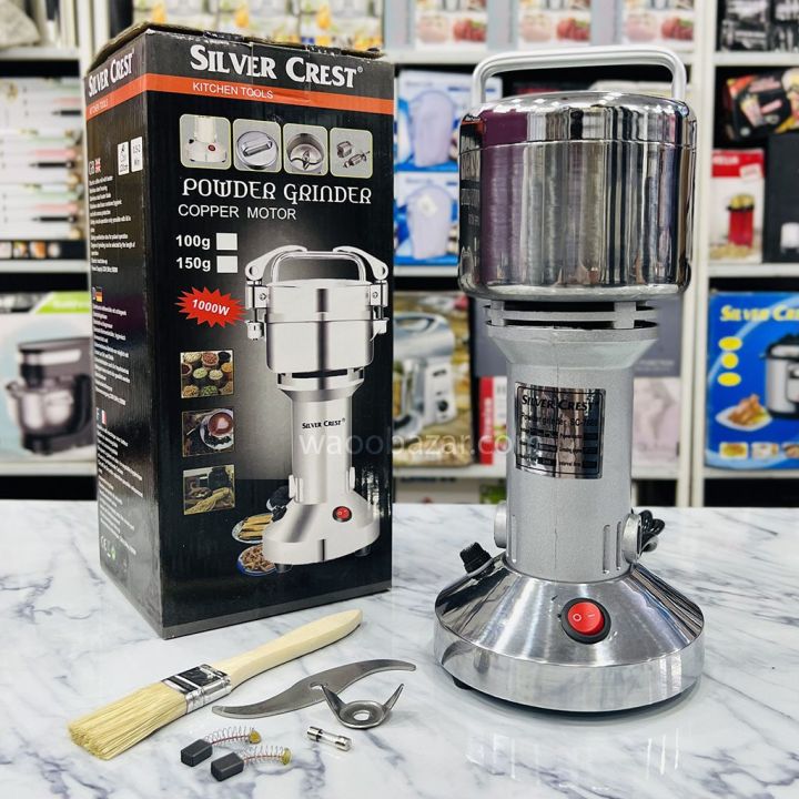 Silver Crest Electric Powerful Powder/Cereal Grinder 150g - All Metal