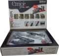 Emjoi 7-In-1 Hair Styler Set, Black And Red - Branded. 