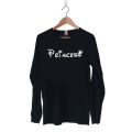 Princess Summer Round Neck Black Full Sleeves Printed T Shirts For Girls Women & Ladies. 