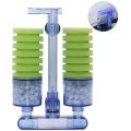Aquarium Filter,Ultra Quiet Aquarium Biochemical Sponge Filter Fish Tank Air Pump Betta Fry Aquarium Fish Tank Water Fall Double Foam Sponge Filters. 