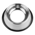 Stainless steel pet feeding bowl (small). 