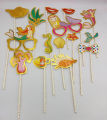 MERMAID THEME PROPS - PACK OF 15 PROPS - MERMAID THEME BIRTHDAY PARTY PHOTO FUN. 
