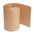 High-Quality 24 Inch x 30 Feet Corrugated Cardboard Sheet Paper Wrap - Ideal for Packaging, Soft Cardboard Form. 