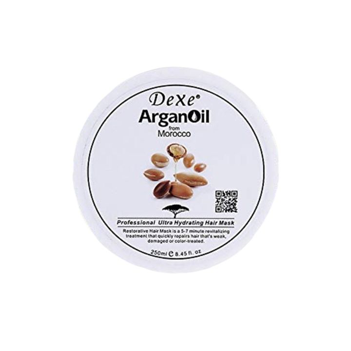 Dexe Keratin Hair Mask Argan Oil Cream Repair Damaged Scalp Treatment