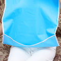 Adult Bibs Waterproof Oil-resistant PVC Elderly Patients Reusable Saliva Towel for Dining. 
