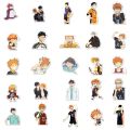 Haikyuu Anime Stickers Decals Skateboard, Laptop, Suitcase, Motorcycle 10/25Pcs. 