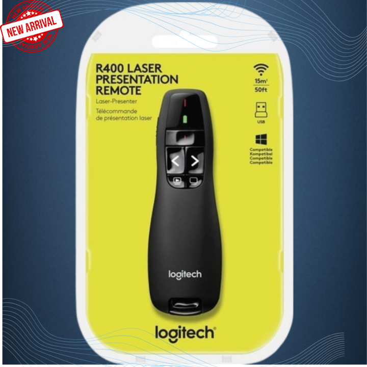 Logitech%20R400%20Laser%20Presentation%20Remote%20Clicker%20%7C%20Dual%20Connectivity%20Bluetooth%20&%20USB%20%7C%20Wireless%20Slide%20Changer%20for%20PowerPoint,%20Keynote,%20Google%20Slides%20%7C%20Red%20Laser%20Pointer,%20Ergonomic%20Design,%20Long%20Range%20-%20Image%203