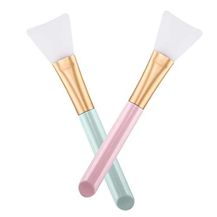 1Pc Face Mask Applicator Brush Mask Applying Brush Mask Brush Silicon Professional Silicone Facial Mask Brush Cream Mixing Silicone Brush Tools
