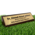 Wooden Office Table Name Plate For Doctors Professors and any Professional. 