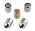Universal Wheel Nut Lug - Anti Theft Security Lock (M12 x 1.5) (Wheel Nut Lock - 4 Alloy Steel Nuts + 1 Key). 