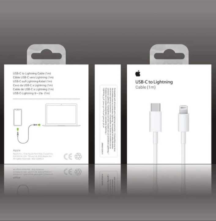 iPhone Apple Original USB Lightening Data Charging Cable for iPhones 1m - White