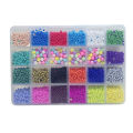 Creative Sting Multicolor Beads Jewelry Activity Set With Earing Stopper and Necklace Accessories. 