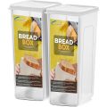 Fast Forward Bread Box for Kitchen & Countertops - Bread Holder, Bread Container & Bread Storage - Bread Bin & Bread Dispenser with Lid - Bread keeper. 