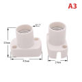 Mini Screw Lamp Base E12 E14 E17 Lamp holder Light Bulb Socket Holder Adapter Nicle. 