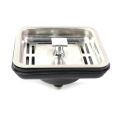 Stainless Steel Square Sink Strainer Plug Kitchen Sink Drain Mesh Stopper Basket Strainer Waste Plug Kitchen Appliances. 