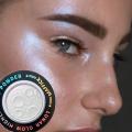 Aurora Purple Blue Highlighter Palette Makeup 3 Colors Lasting Glitter Eyeshadow Face Contouring Illuminator Highlight Cosmetics. 