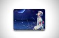 Under the Moon and Stars-Laptop Skin Sticker Cover Art Decal Protector. 