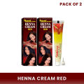 Rani Kone Henna Cream RK-73 Mehndi (Red) For Hair & Body 50Gm Tube (Pack of 2). 
