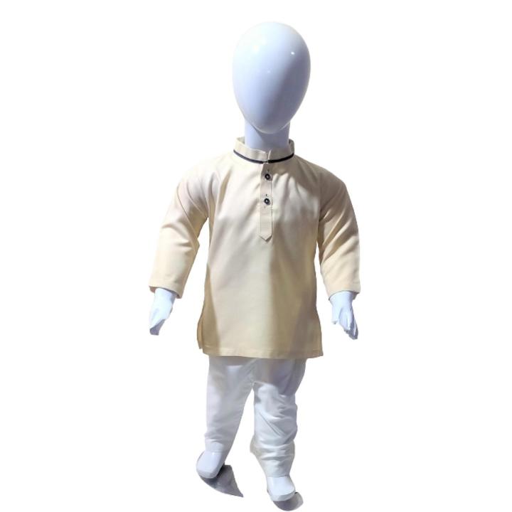 Baba Boys Kameez Shalwar 6 to 24 Months in Brown Color For Party and Formal Wear.