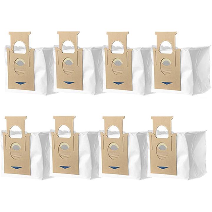 8 Pack Dust Bags Accessories Replacement Parts for Yeedi Vacuum Station Yeedi Vac Max Vacuum Cleaner Accessories