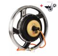 2000W 48-72V 17” Alloy Rim BLDC Electric Bike Motor + Hybrid Sprocket + Disc Brake Kit. 