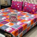 Gift Pack Bedsheet/ Gul Ahmad Cotton Mix Bedsheets  Full Printed 3pc. 