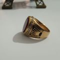 Turkish Ring, Mens Turkish Ring, Classic Turkish Ring For Men, Red Turkish Ring.. 