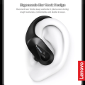 New Lenovo LP75 BT5.3 Wireless Headphones with Mic Ear-hook Sports Headset Sweatproof Earphone In-ear Earbuds Charging Box Battery Display. 