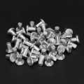 100pcs High Quality GB867 M4 Flat Head Aluminum Rivets Solid Rivet. 