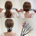 Korean Style Butterfly Flower Bun Maker - Lazy Hair Curlers Styling Accessories. 