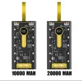 20000 MAH 66W FAST CHARGING TRANSPARENT POWER BANK-POWER BANK FOR ANDROID -Fast charging power bank-Transparent power bank-Portable 66W power bank-Mini fast charging power bank-Large capacity power bank-Power bank-Led Crystal display power bank.. 